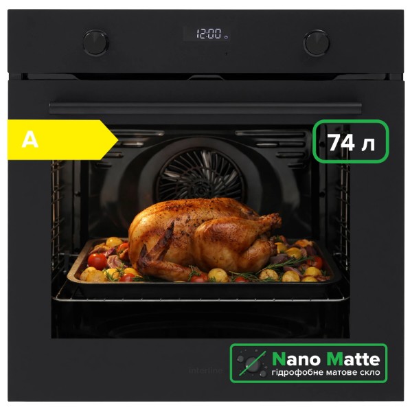 Фото - Духова шафа Interline OEG 781 ETR BA Nano Matte